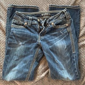 Bootcut Silver Jeans